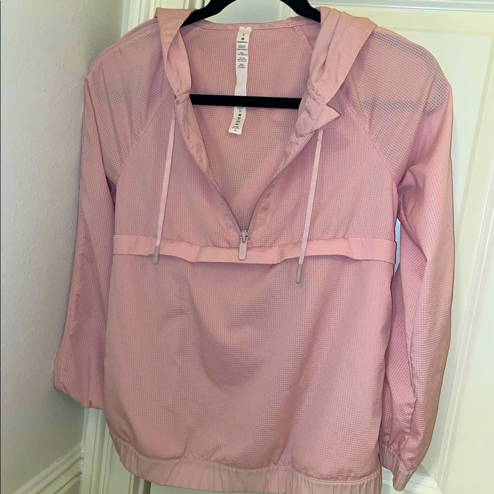 Lululemon half pink zipped hoodie size 2
